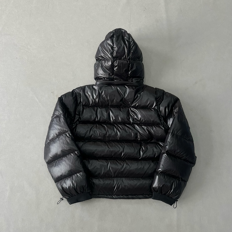 Corvidae Shiny Black V2 Puffer Jacket 8