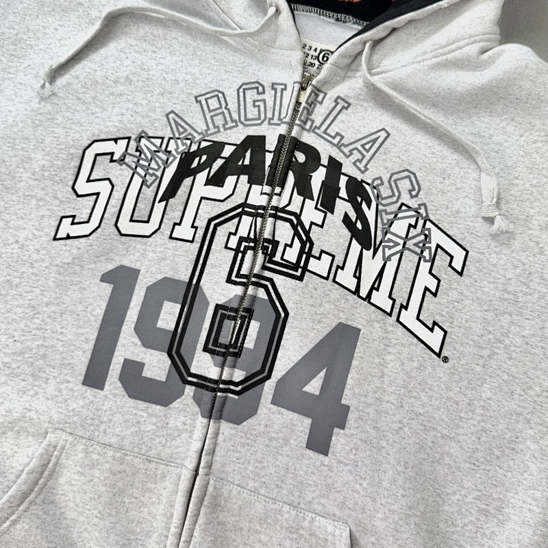 Supreme MM6 Zip Up Hooded Sweatshirt 12