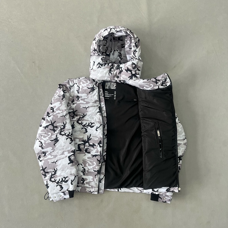 Corvidae Snow Camo Puffer Jacket 10