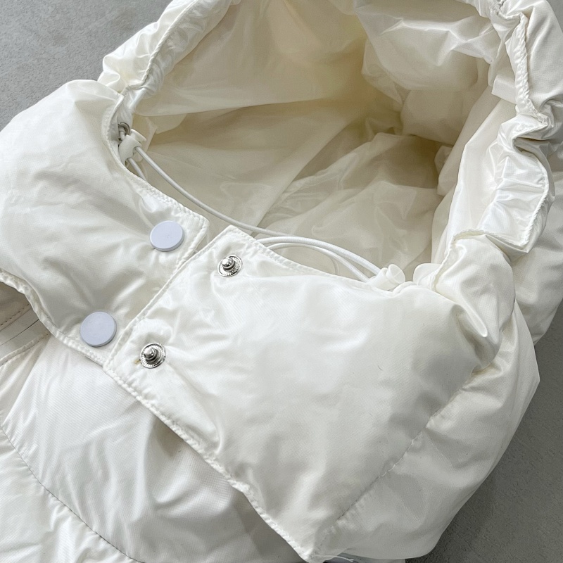 Corvidae Shiny White V2 Puffer Jacket 12