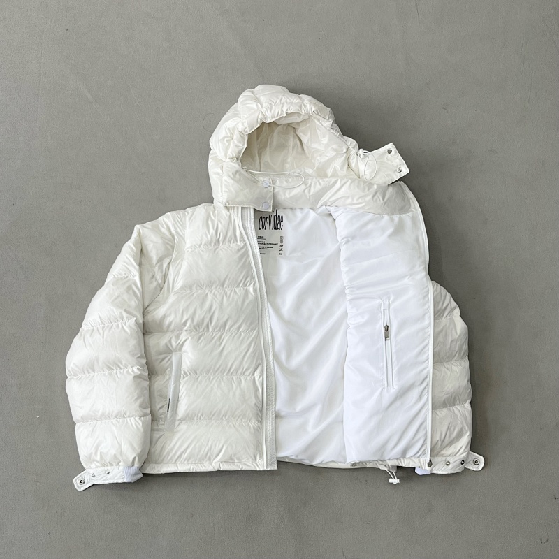 Corvidae Shiny White V2 Puffer Jacket 11