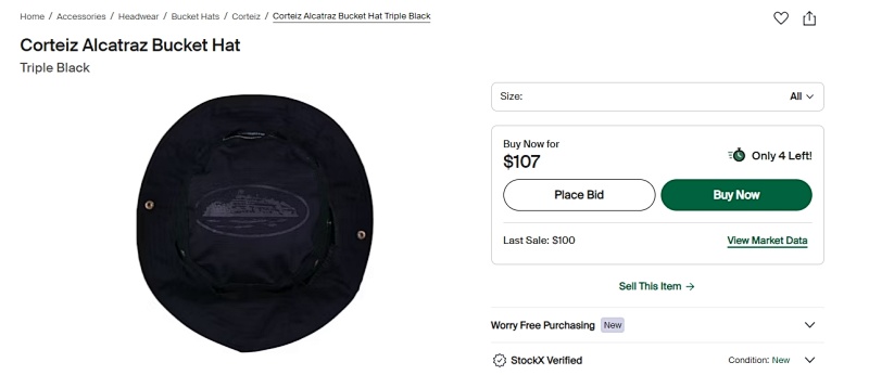 Corteiz Alcatraz Bucket Hat 3