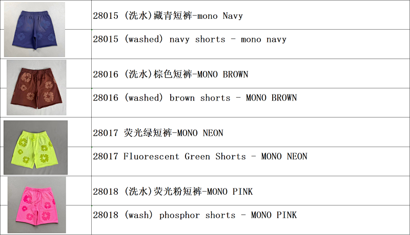 Denim Tears Mono Cotton Wreath Sweat Shorts