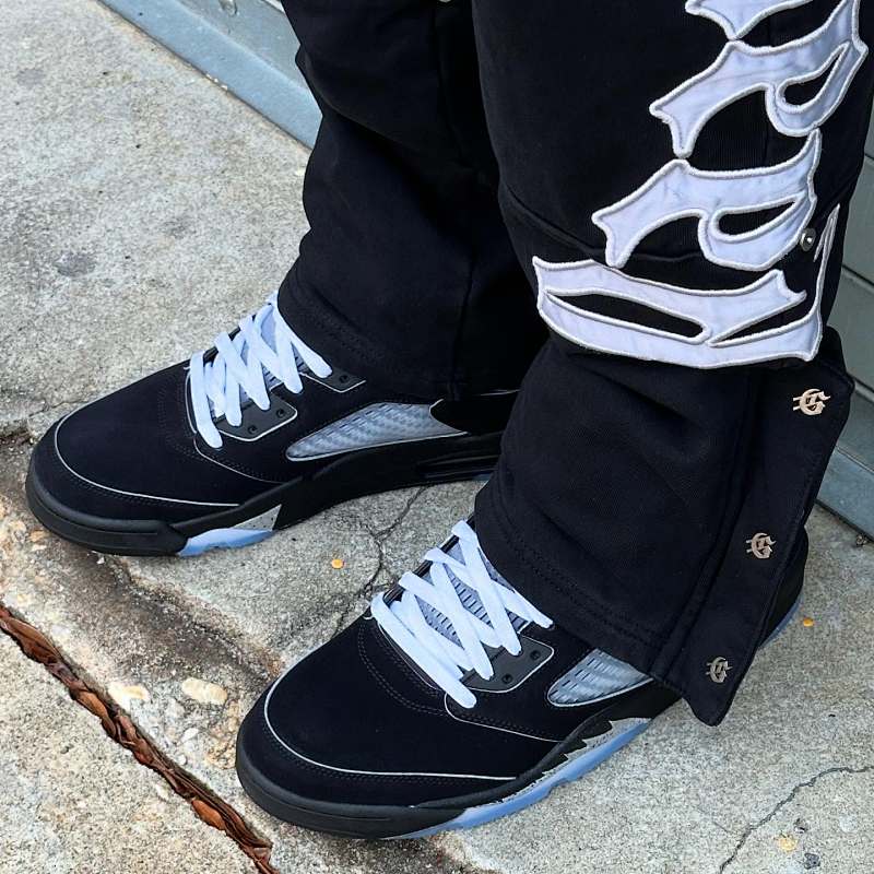 Black/Silver Satin Og Logo Sweatsuit V2 Godspeed 11