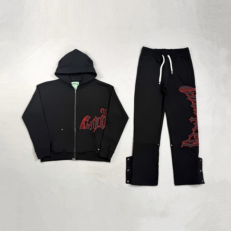 Black/Red Og Logo Sweatsuit V2 Godspeed 5
