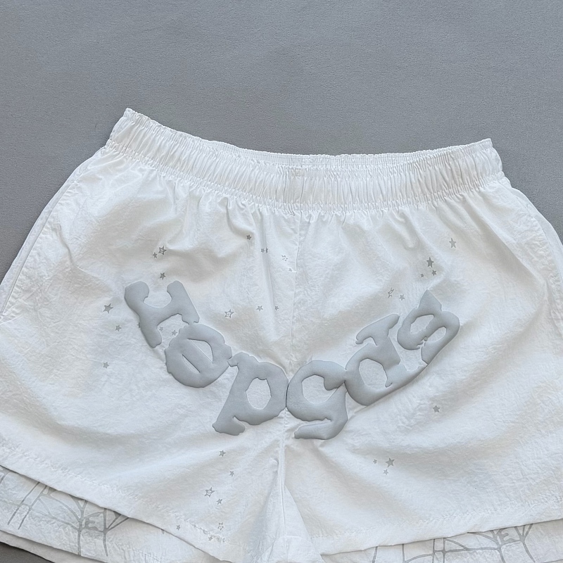 Sp5der Og Web Logo Double Layer Shorts 9