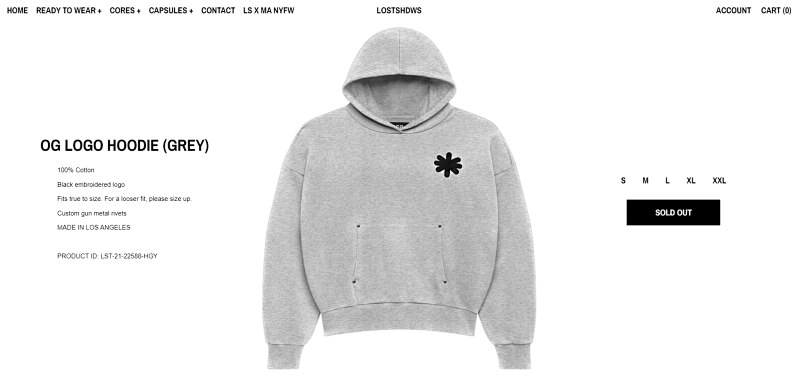 Lostshdws Og Logo Hoodie 4