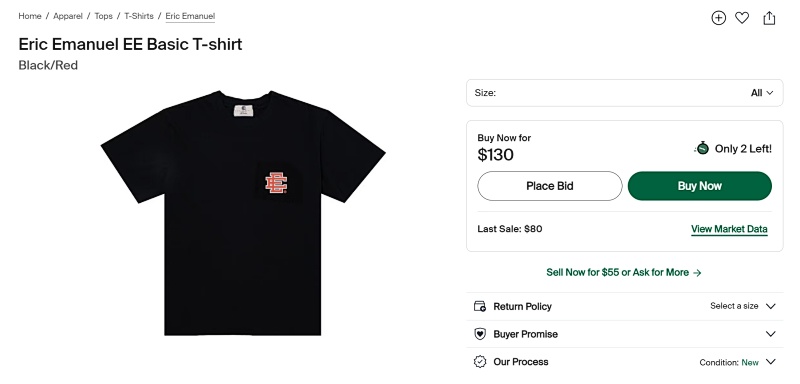 Eric Emanuel Ee Basic T-shirt