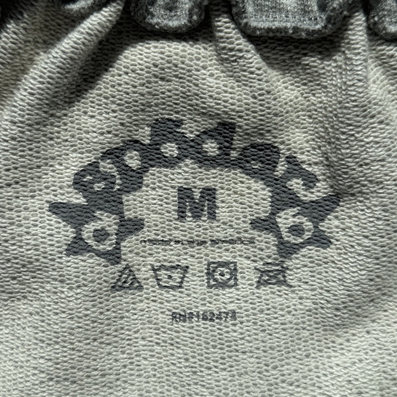 Sp5der Og Web Logo Sweat Short Heather Grey 11