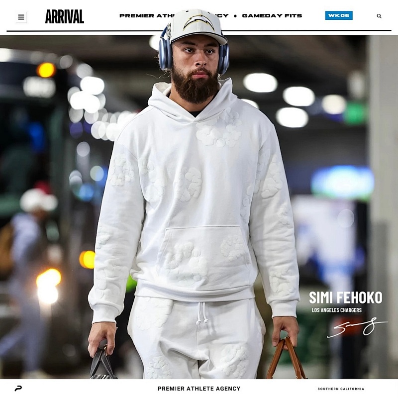 White Denim Tears Cotton Wreath Sweatpants 3