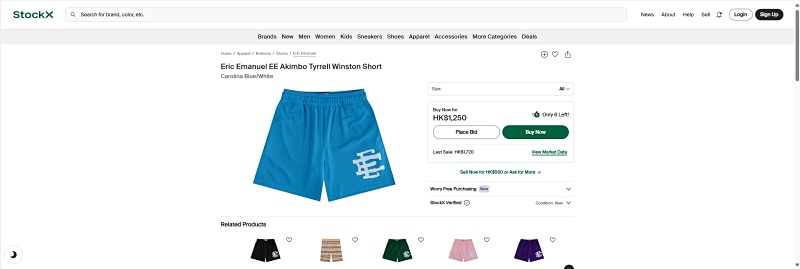 Ee Akimbo Tyrrell Winston Short 6