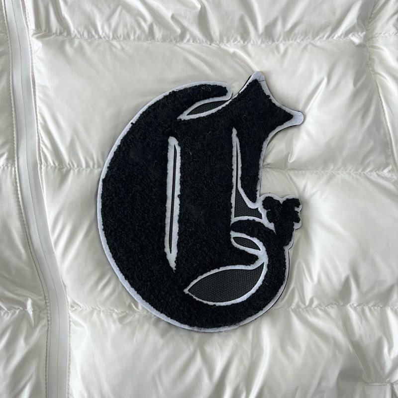 Corvidae Shiny White V2 Puffer Jacket 10