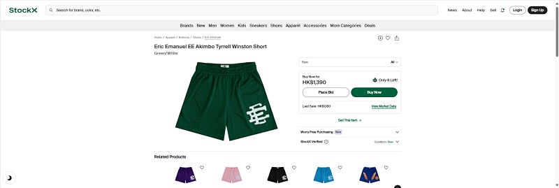 Ee Akimbo Tyrrell Winston Short 5