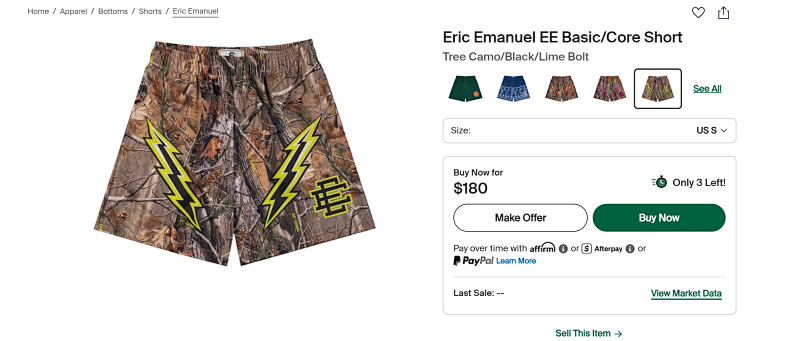 Eric Emanuel Ee Basic Short