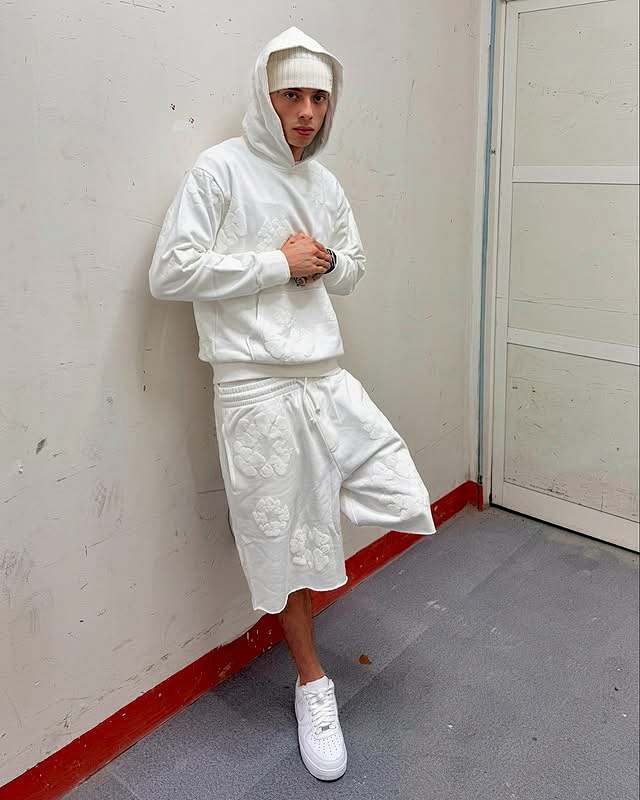 White Denim Tears Cotton Wreath Sweatshirt 2