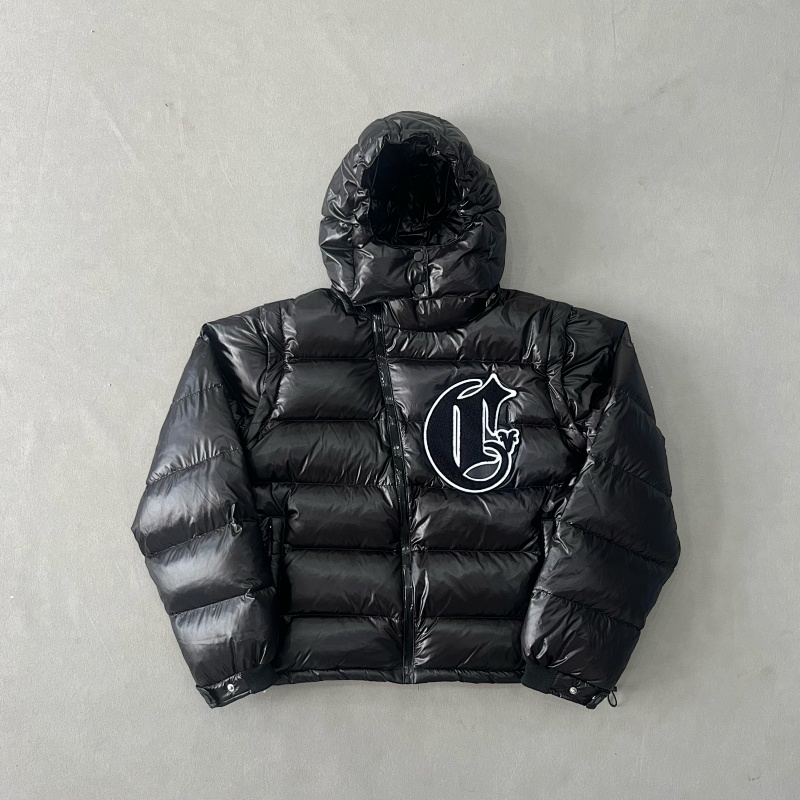 Corvidae Shiny Black V2 Puffer Jacket 6