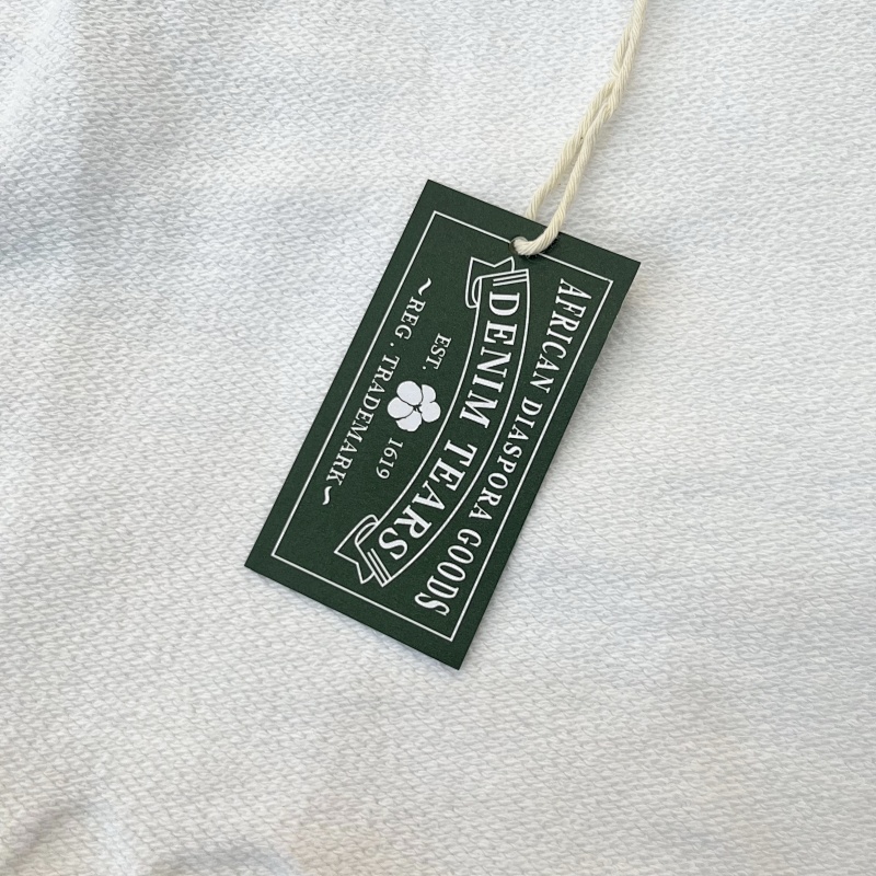 White Denim Tears Cotton Wreath Sweatpants 11