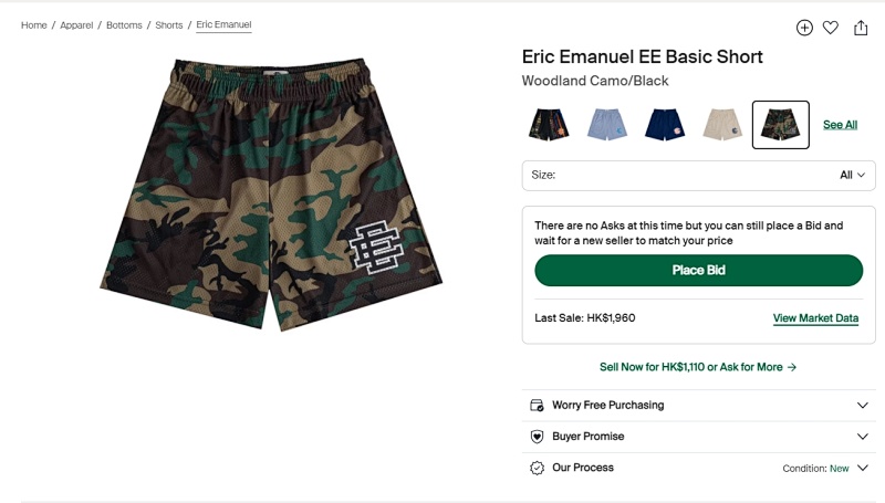 Eric Emanuel Ee Basic Short Woodland 2