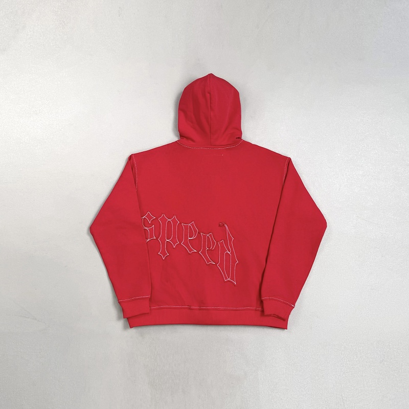 Red Godspeed Og Logo Stitched Sweatsuit 7