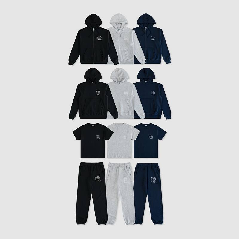 Ee Basic Hoodie Grey/White 24FW 7