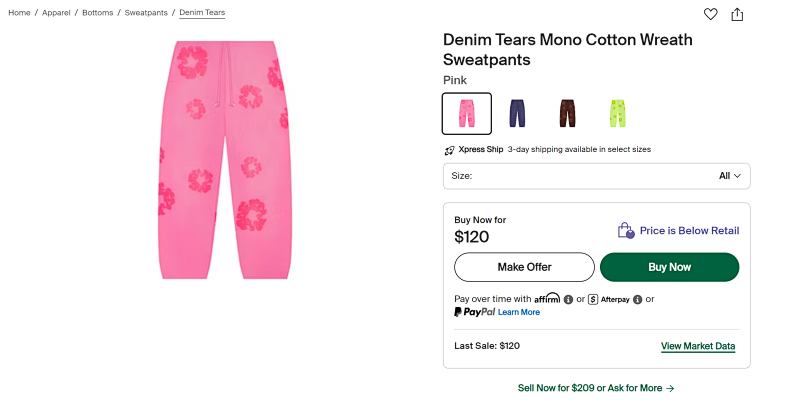 Denim Tears Mono Cotton Wreath 9