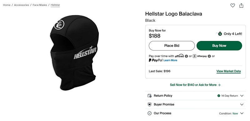 Hellstar Logo Balaclava