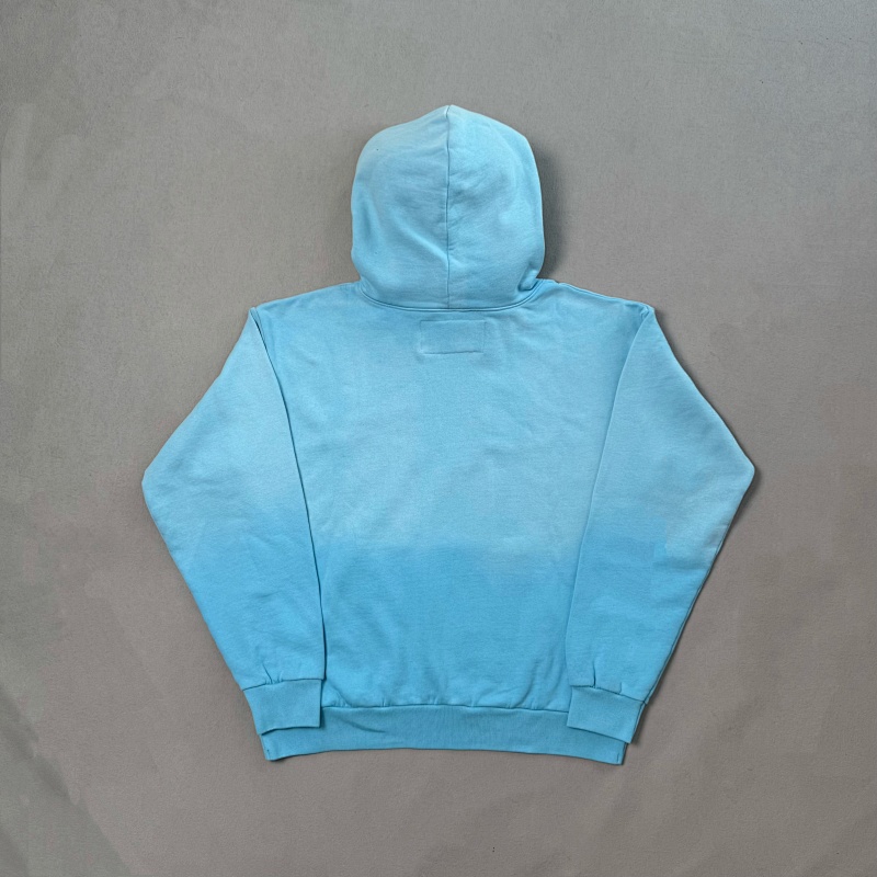 Sp5der Og Web V2 Spray Hoodie Light Blue 4