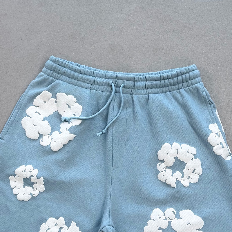 Denim Tears The Cotton Wreath Powder Sweatshorts 5