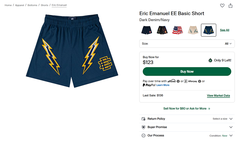 Eric Emanuel Ee Basic Short