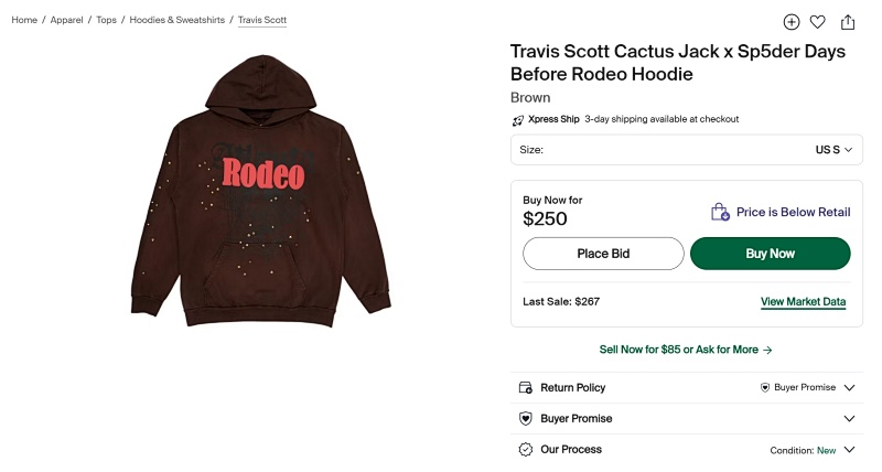 Travis Scott X Sp5der Days Before Rodeo 4