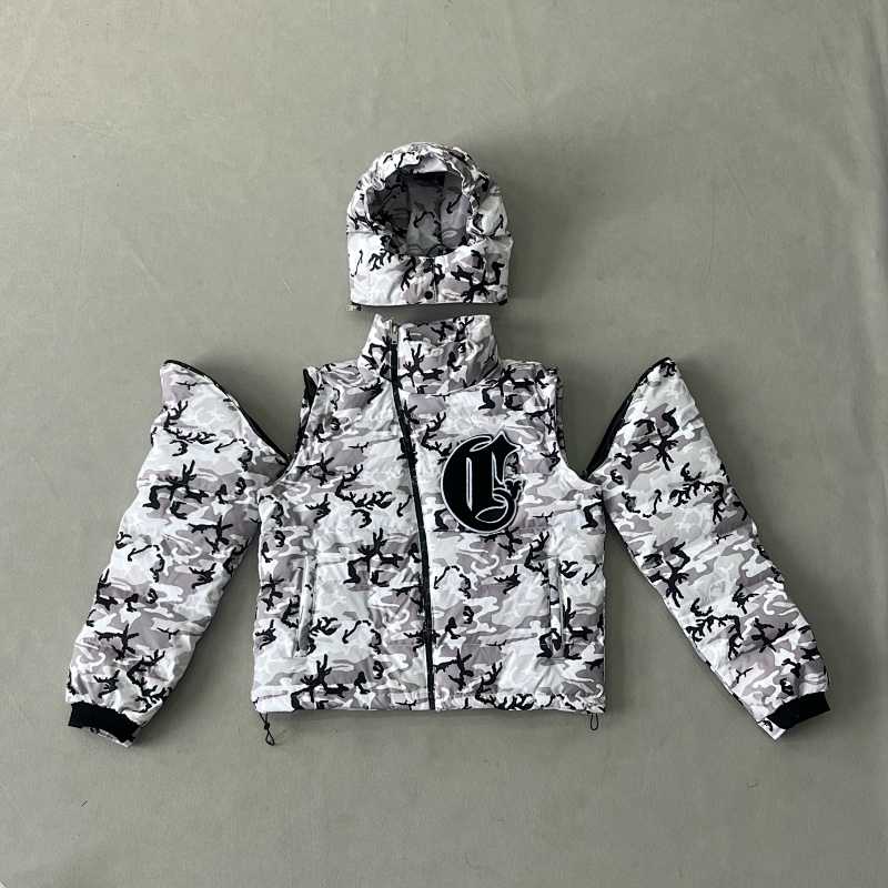 Corvidae Snow Camo Puffer Jacket 8