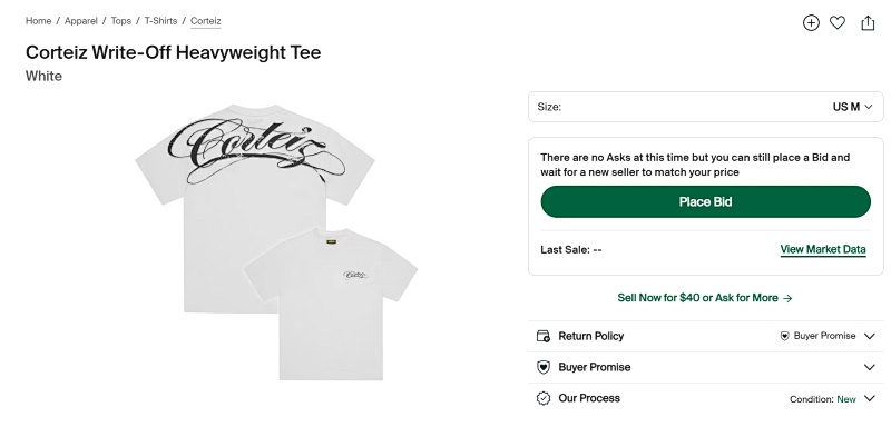 Corteiz Write-Off Heavyweight Tee