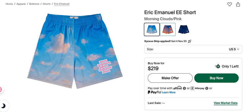Eric Emanuel Ee Basic Short 4