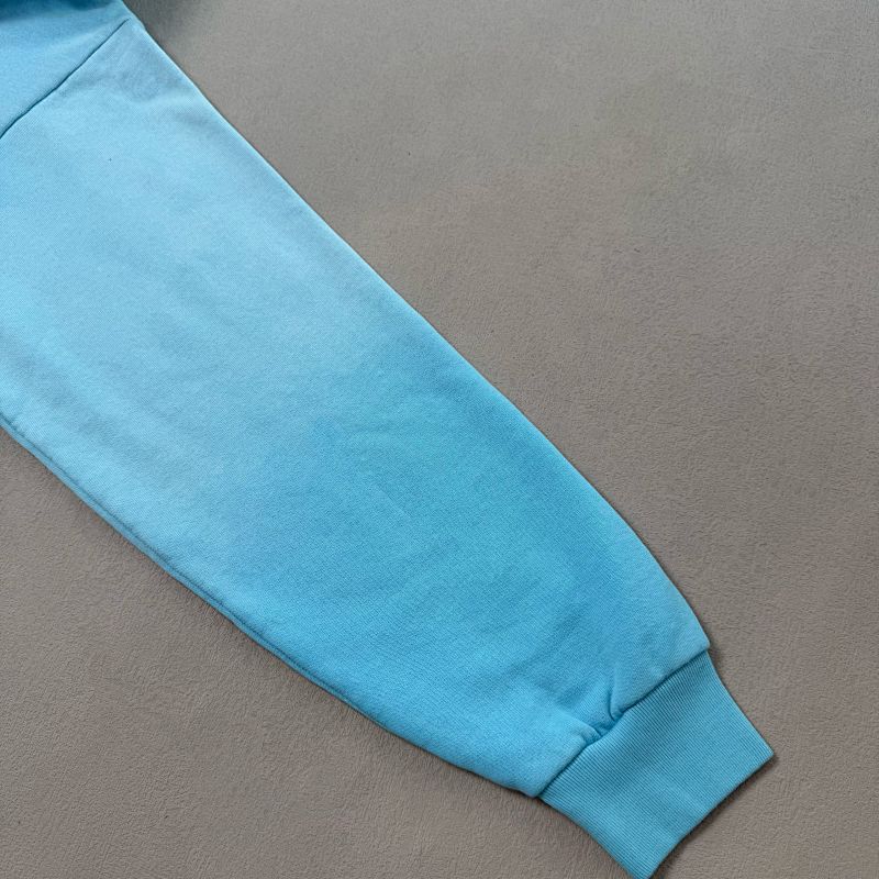 Sp5der Og Web V2 Spray Hoodie Light Blue 8