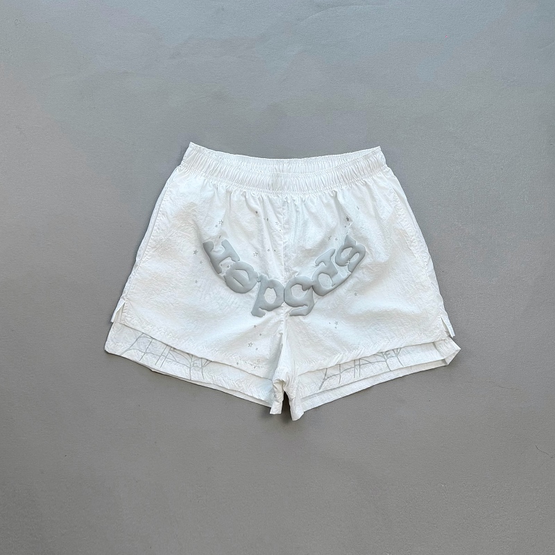 Sp5der Og Web Logo Double Layer Shorts 6