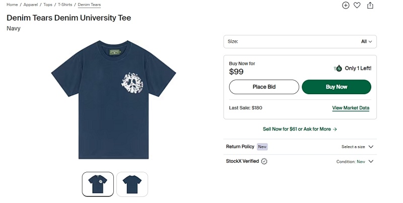 Denim Tears Tee 7