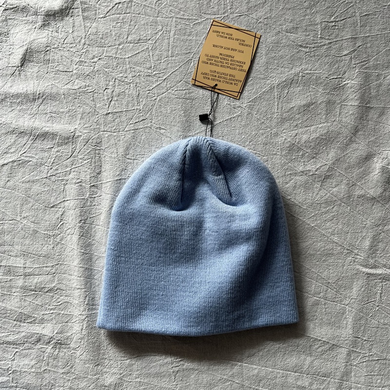 Co Sky Blue Small Embrodiery Logo Beanie