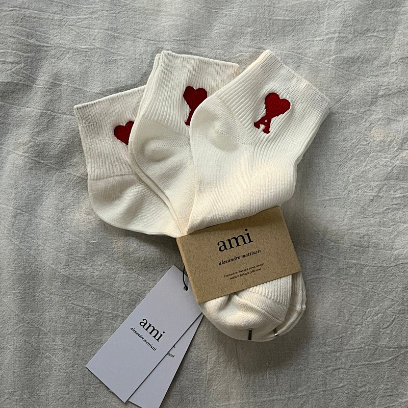 3 Pair A Set Ami Socks 3