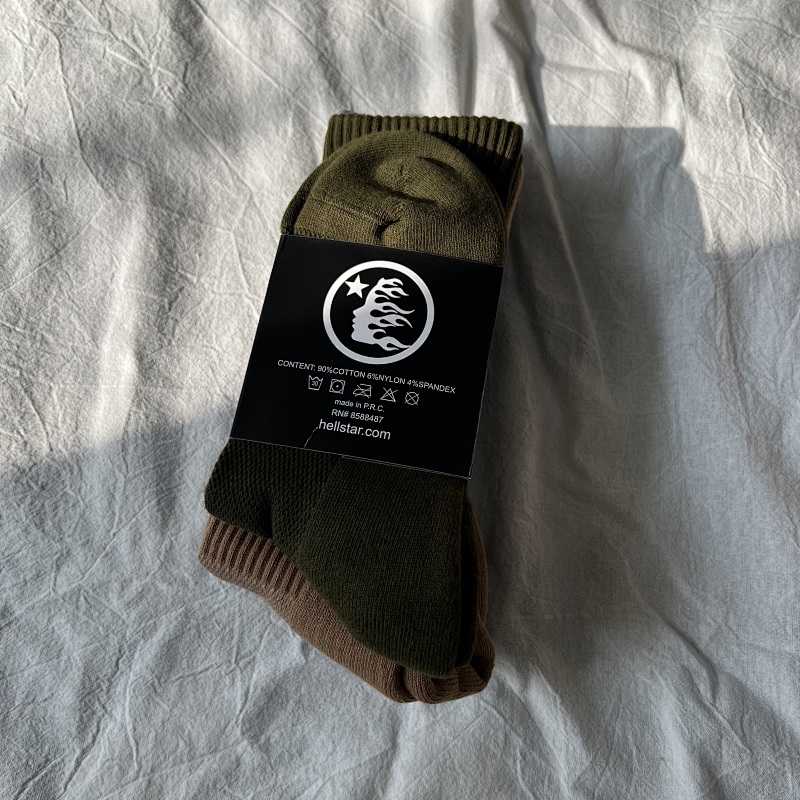Hellstar Colorful 3 Pacs A Set Socks With Orianigal Packaing 3
