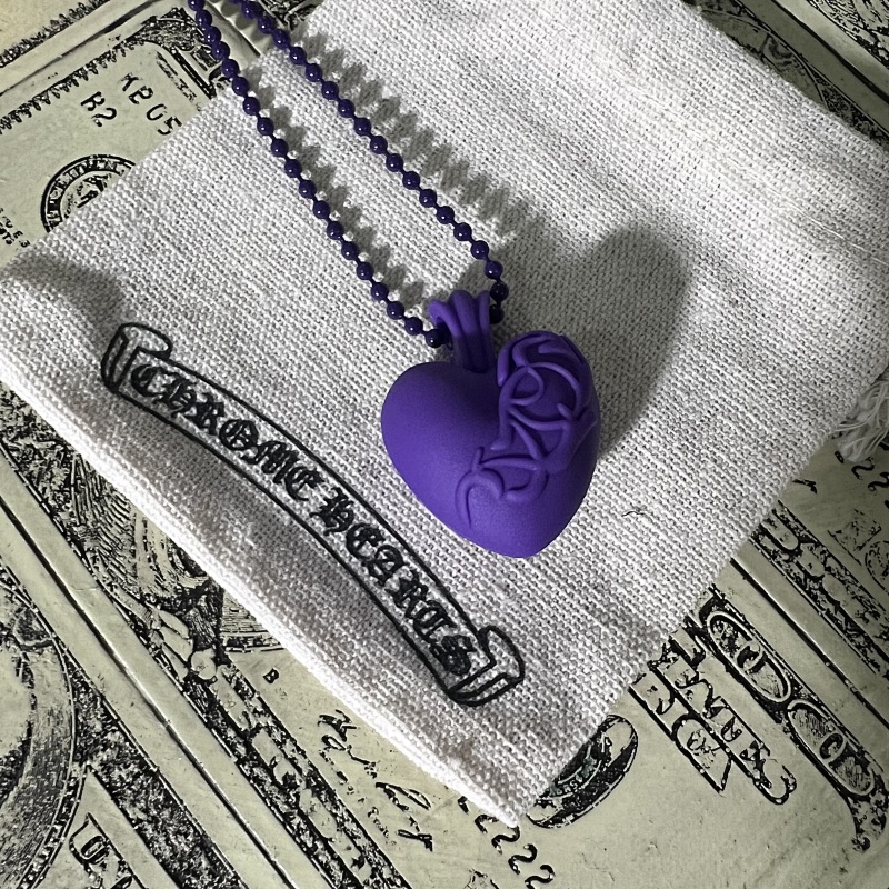 Chrome Hearts Necklace Hearts 9