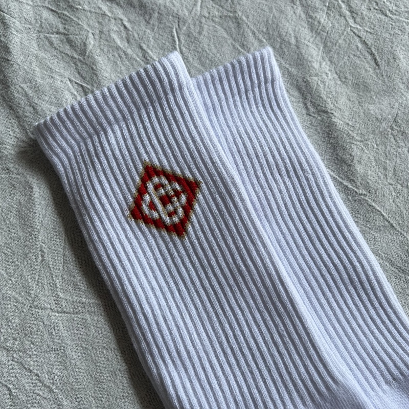 Casablanca Monogram Logo Dress Socks 5