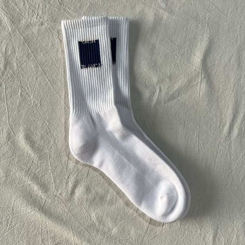 Blue Casa Square Socks
