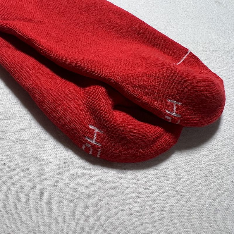 Su* Red Towel Socks 2 Pairs A Set