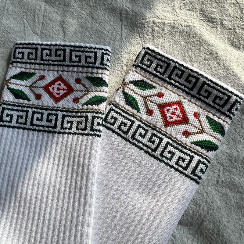 Casablanca Casa Laurel Greek Socks Socks 2