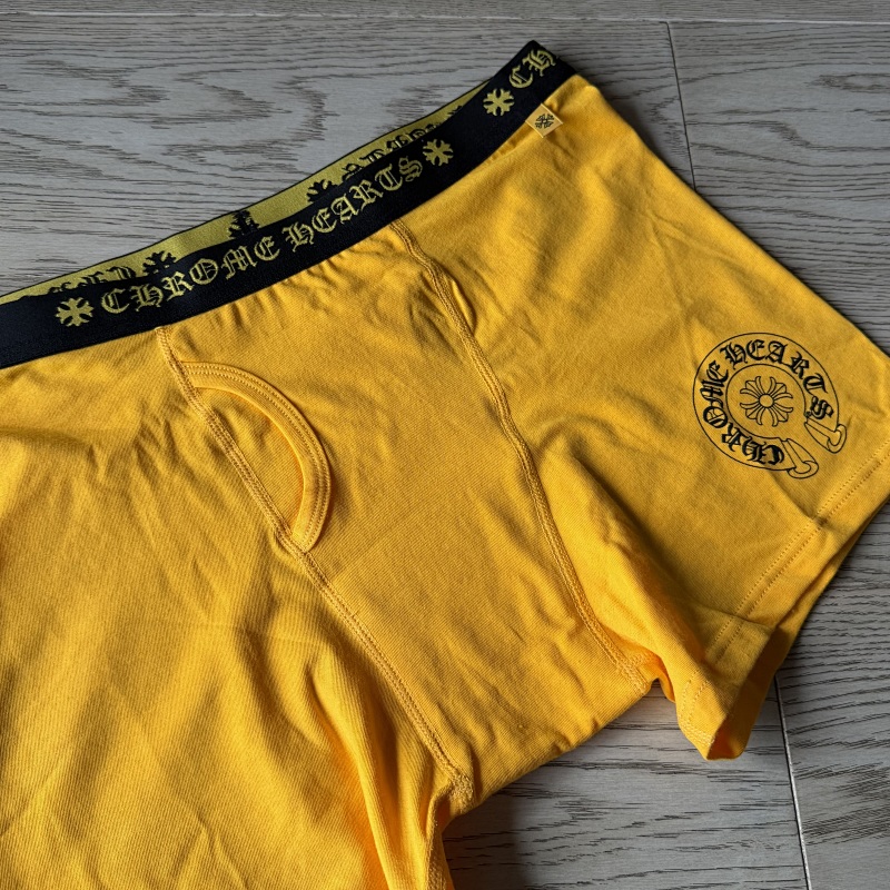 Chr Hearts New Underwear Boxer Brief Yellow Long & Short ——perfect Quality 7