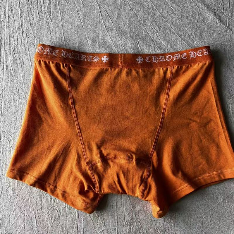 Chr Hearts New Underwear Boxer Brief Orange Long & Short ——perfect Quality 6
