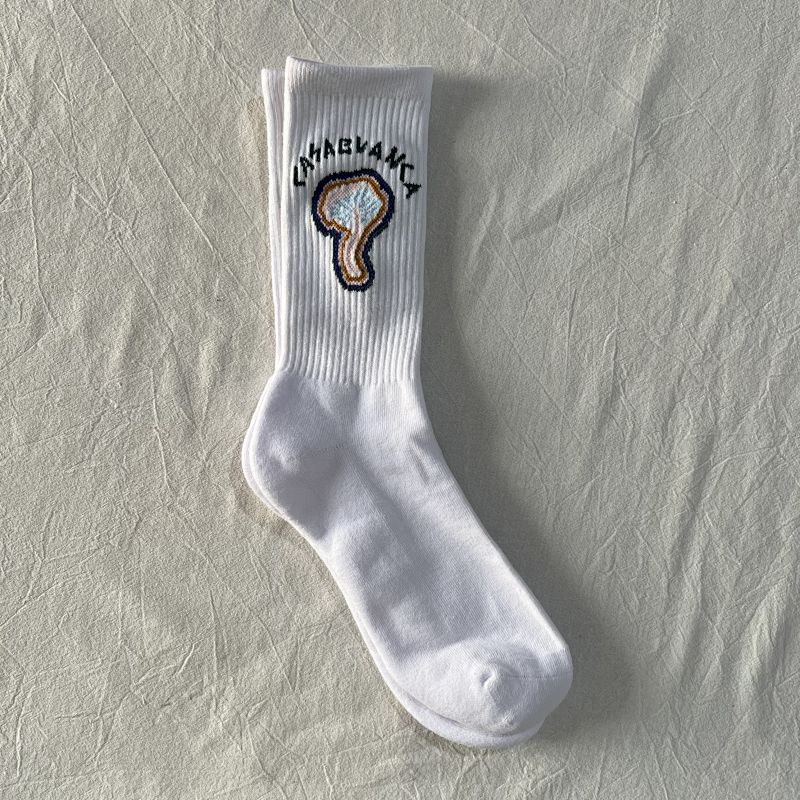 Rainbow Mushroom Socks