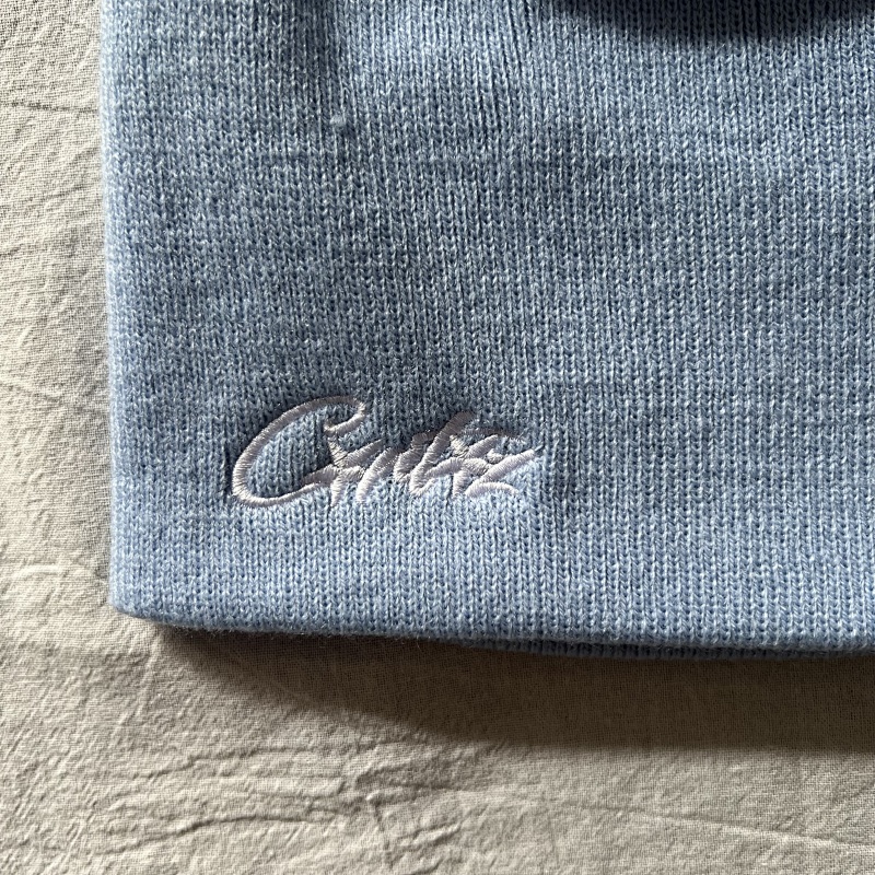 Co Sky Blue Small Embrodiery Logo Beanie 2