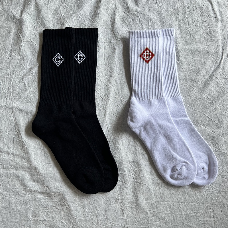 Casablanca Monogram Logo Dress Socks 2