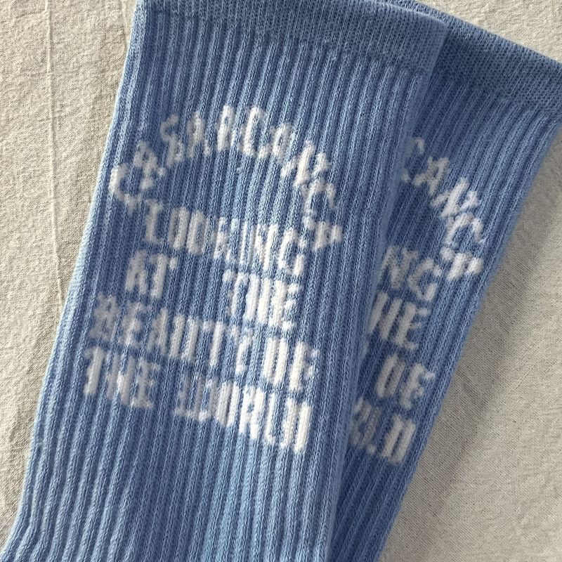 Blue Casablanca Casa Towel Socks -Beauty Of The World Socks 6